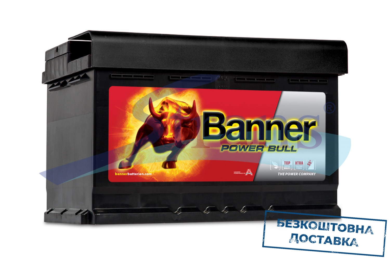 Акумулятор Banner 12V 74Ah 680A R+ En Power Bull 278*175*190Mm